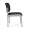 Lesro Lenox Steel Armless Guest Chair, Graphite (Gray) Seat, Graphite Back, 22.5 W 24.5 L 32 H, No Arms LS1102 - alternate 2